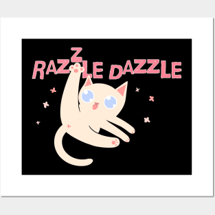 Razzle Dazzle Cat Posters and Art